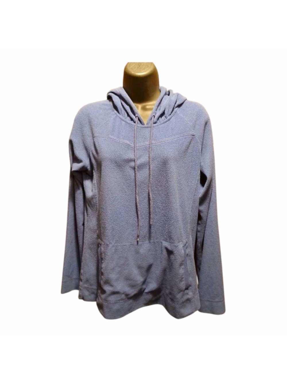Columbia Women's Medium Blue Fleece Hoodie Pullover EUC INV496